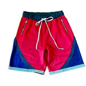EPTM NWT tricolor basketball athletic short L